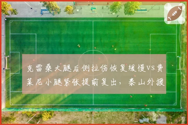 克雷桑大腿后侧拉伤恢复缓慢vs费莱尼小腿紧张提前复出,泰山外援康复策略差异