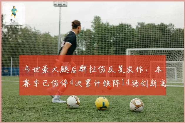 韦世豪大腿后群拉伤反复发作,本赛季已伤停4次累计缺阵14场创新高